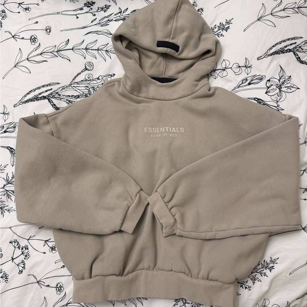 Fear of God Essentials Tan Hoodie size xxs